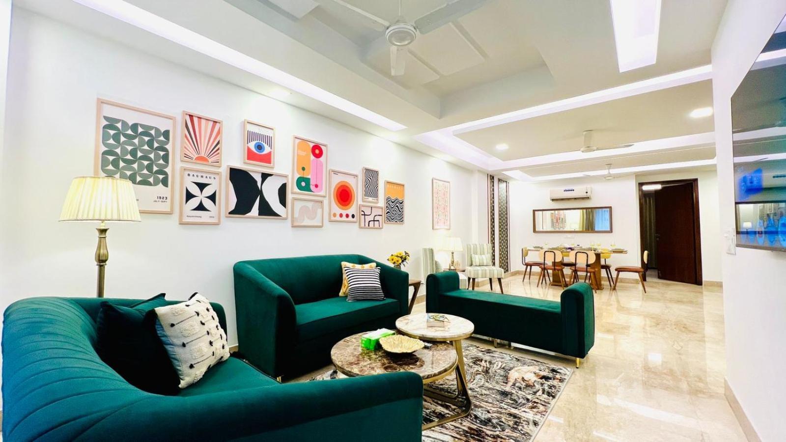 Olive Service Apartments - Green Park Nuova Delhi Esterno foto